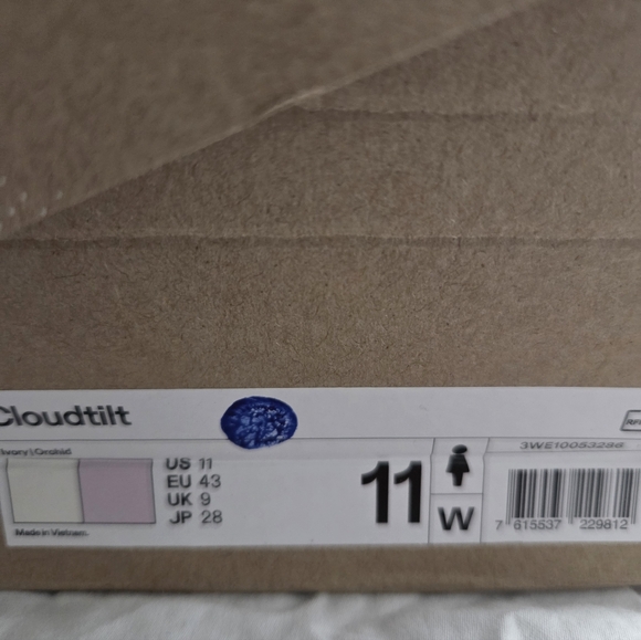 On Cloud Tilt Women Running Shoes Sneakers Ivory/Orchid Purple Size 11 NIB - Picture 9 of 9